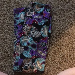 Sugar skull leggings